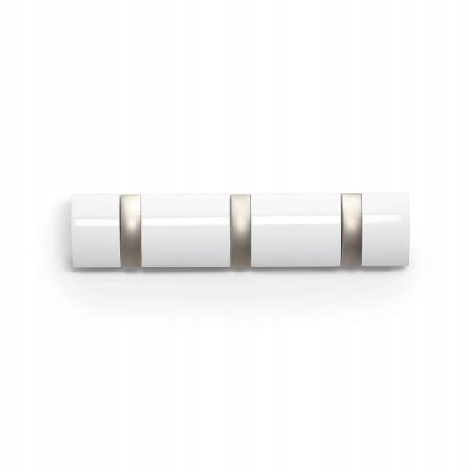 Umbra Flip 3 Wandkapstok Wit - Modern & Opvouwbaar