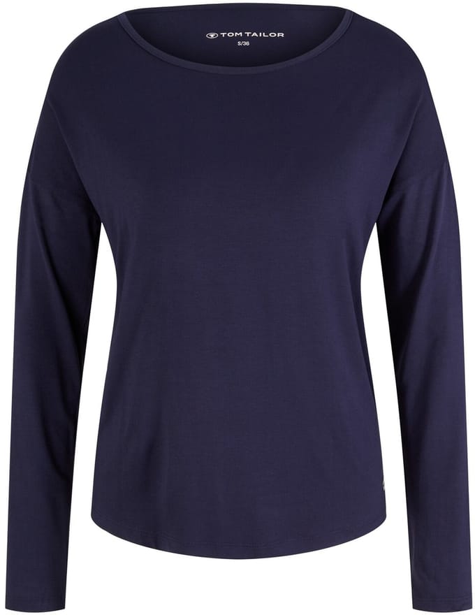 Tom Tailor - Pyjamatop - Maat 42 - dark blue uni