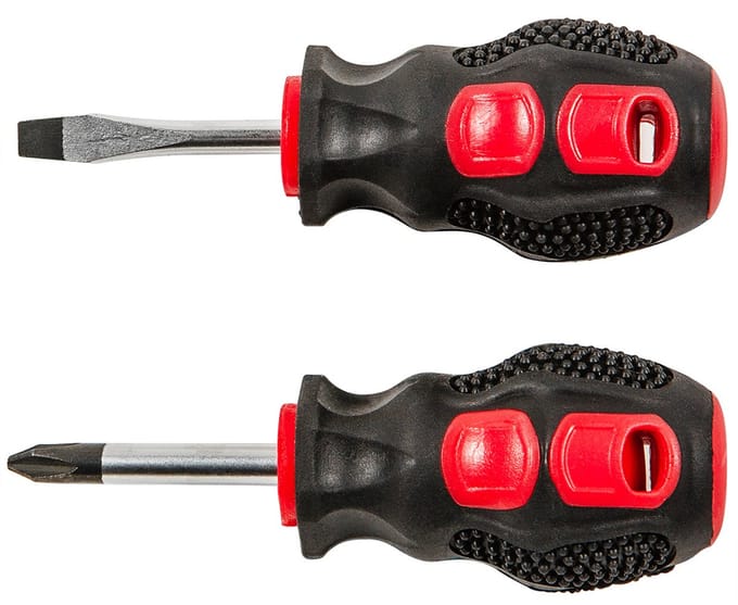 Grupa Topex - Schroevendraaier Set - Platkop - Kruiskop - Ergonomische Handgreep