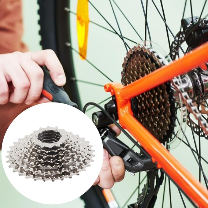 MTB 8 Speed 11?32T Cassette 8 Speed Shifter Achterderailleur Groepset Cassette Vrijloop Klimmen black