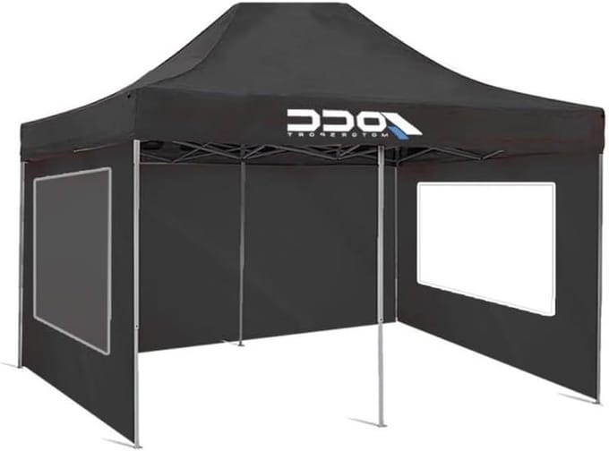 Partytent - Tent - Buitenfeest - Waterdicht - 3x2 meter - Zwart