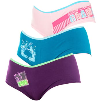 Pack-3 Tailleband culottes met effectieve ondersteuning 84084 dames