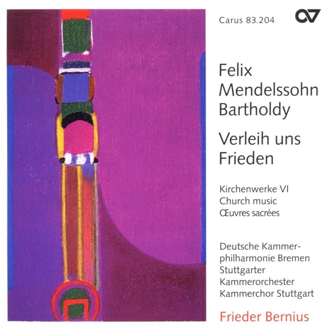Kammerchor Stuttgart, Frieder Bernius - Mendelssohn: Kirchenwerke VI-Verleih Uns Frieden (CD)