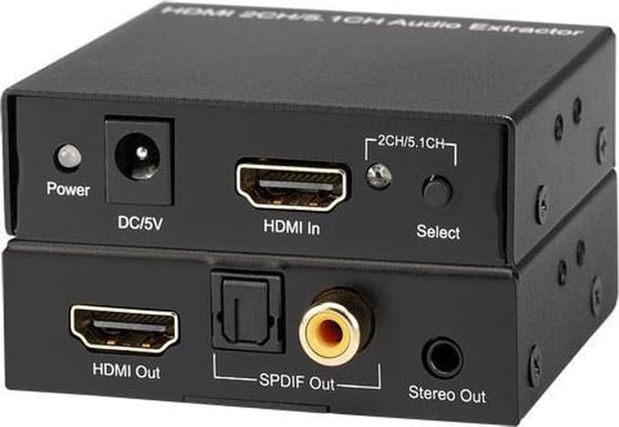 KanexPro HAECOAX HDMI naar HDMI + audio converter