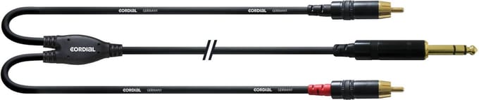 Cordial Insertkabel Cinch 6m Rean stekker CFY 6 VCC - Insert kabel
