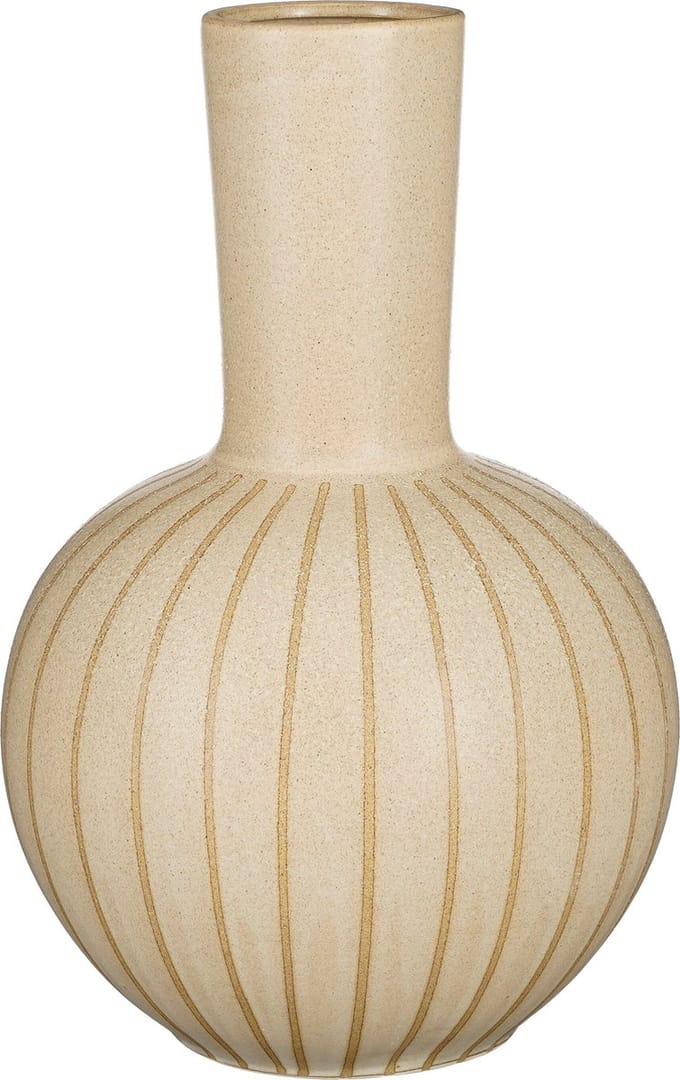 Mica Decorations Holm Vaas - H52 x Ø34 cm - Keramiek - Crème