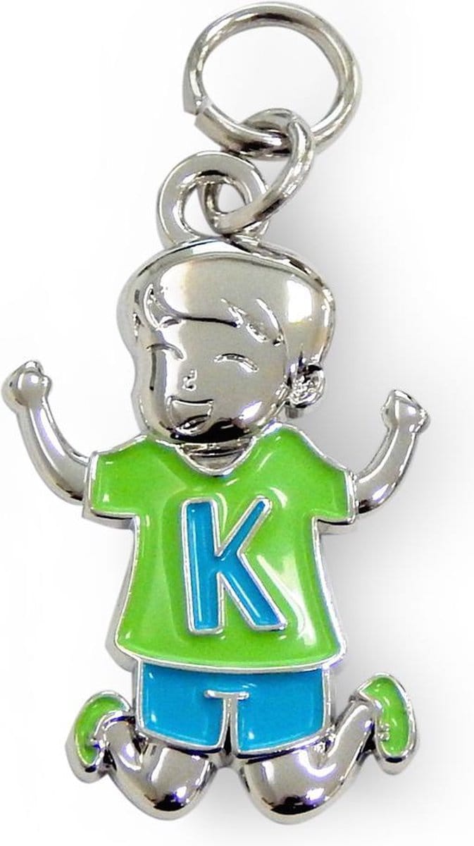 Bedeltje - K - Jongen - Charms for you