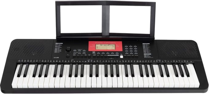 Keyboard met 61 Verlichte Toetsen en Aanslagdynamiek voor Beginners