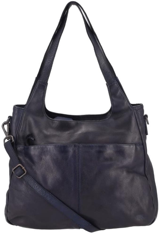 Bear Design Els Medium Schoudertas Dames - Leer - Blauw