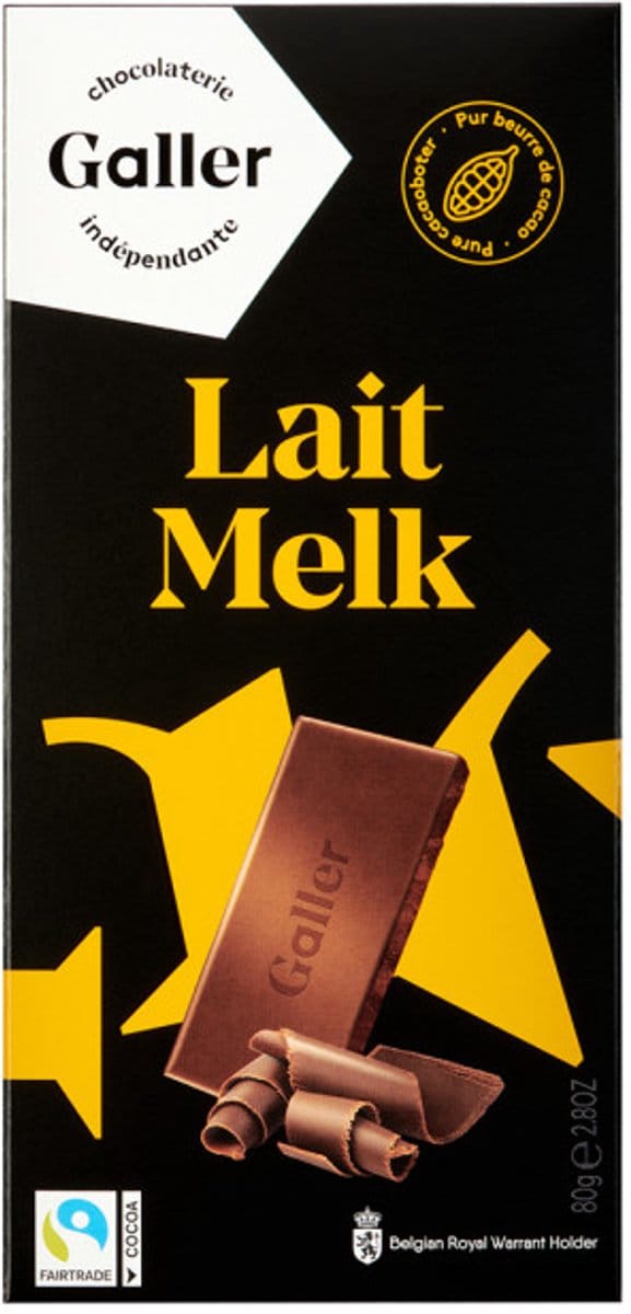 Chocolade tablet Galler Milk Profond