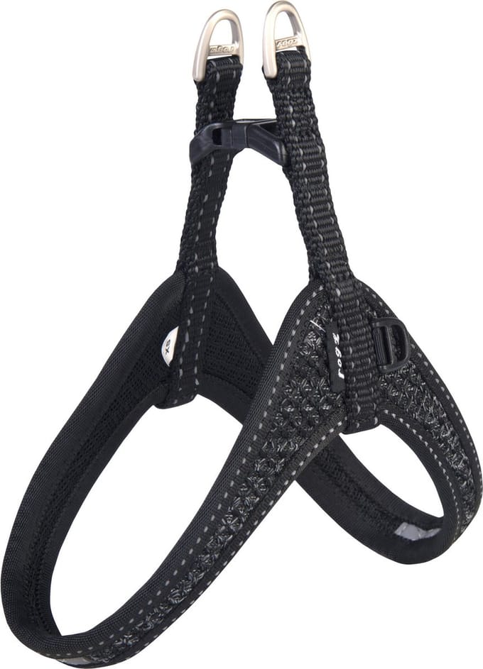 Rogz Utility Fast Fit Tuig Zwart - Hondenharnas - 36 cm