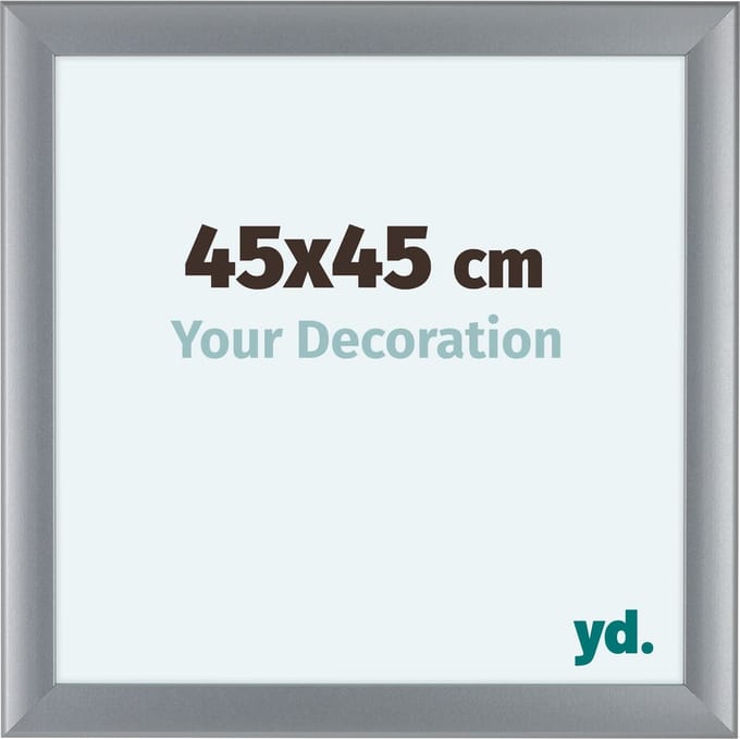 Your Decoration - Fotolijst 45x45 cm - MDF - Zilver Mat - Como