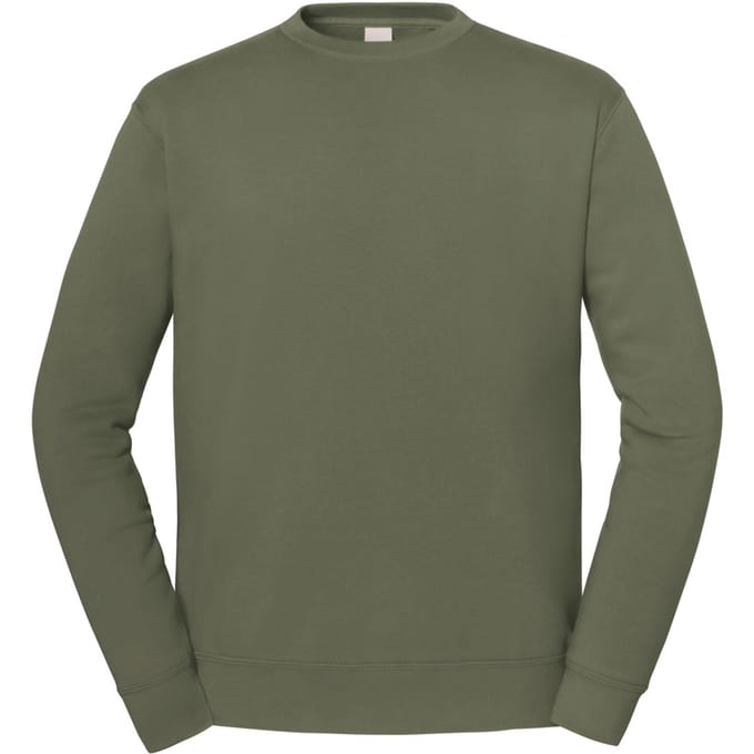 Fruit of the Loom Heren Iconic Premium Ingelegd Sweatshirt (Klassieke Olijf)