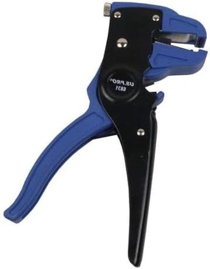 Draadstripper Tang - Verstelbare Stripper - Elektrisch Werk - Zelf Aanpassend - 0-6mm2 - Grijs