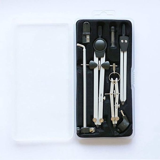 Dailygoody - Schulzirkel Passer met Snelle Verstelling - Precisie