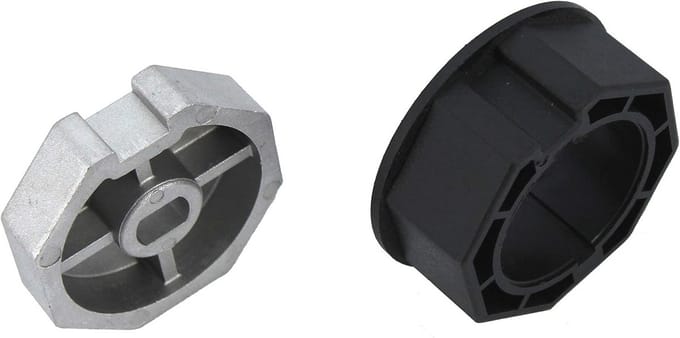Achthoekige adapter 60 mm voor rolluikmotoren