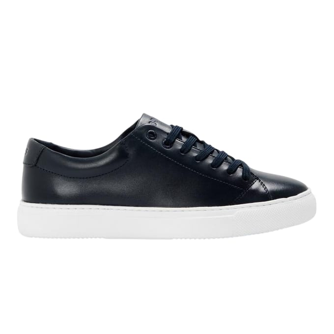 Boss Kinderen/Kinderen Enlight Leather Low Cut Flat Trainers (Donkerblauw)