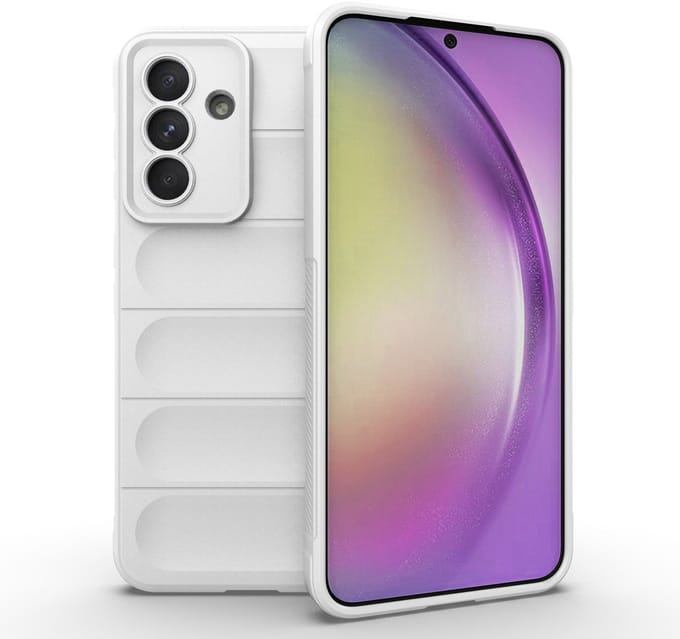Multimedia & Accessoires AeroGrip FlexShield TPU Back Cover Case Hoesje geschikt voor Samsung Galaxy A16 – Wit – Flexibele Plastic – Zachte Case