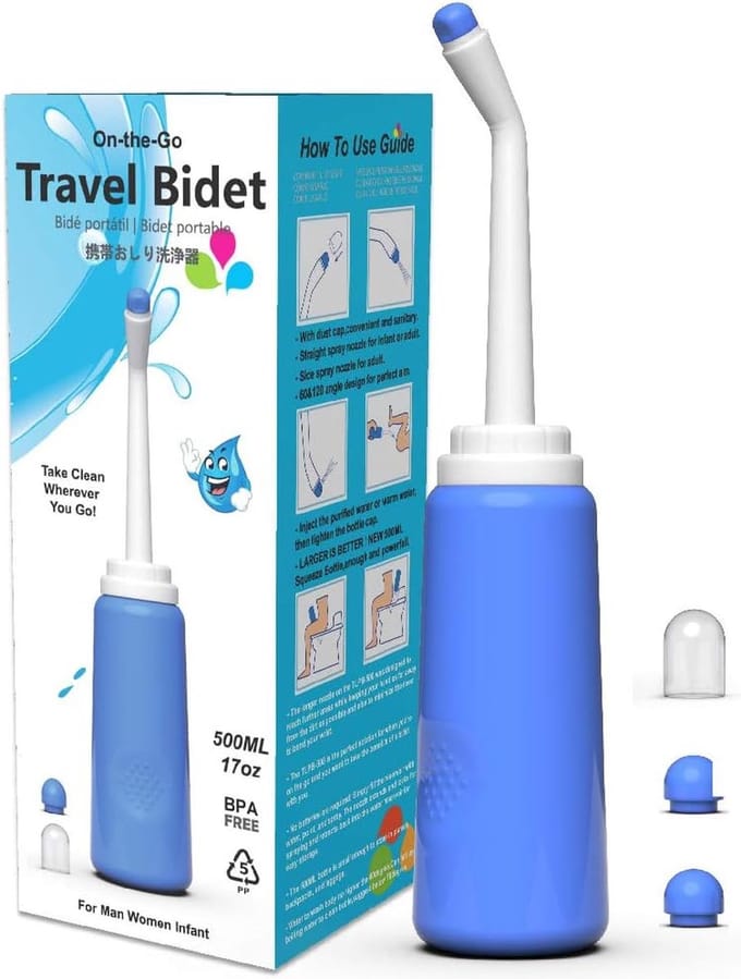 Peri Bottle - Vaginadouche - Anale Douche - Post Partum - Draagbaar Bidet