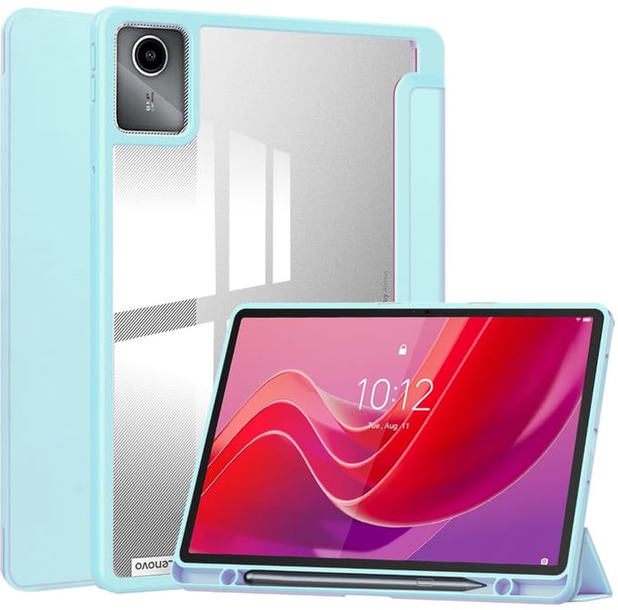 EtuiTab Clear Pencil - Tablethoes - Lenovo Idea Tab - Rysikhouder - Blauw