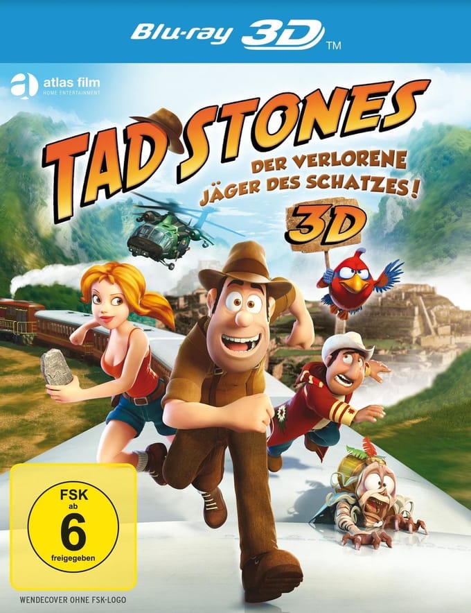 Alive AG Tad Stones - Der verlorene Jäger des Schatzes! (3D Blu-ray) Duits, Engels