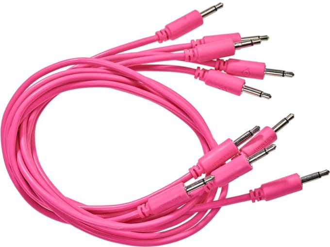 Black Market Modular Patch Cables 90mm Pink (5-Pack) - Patchkabel