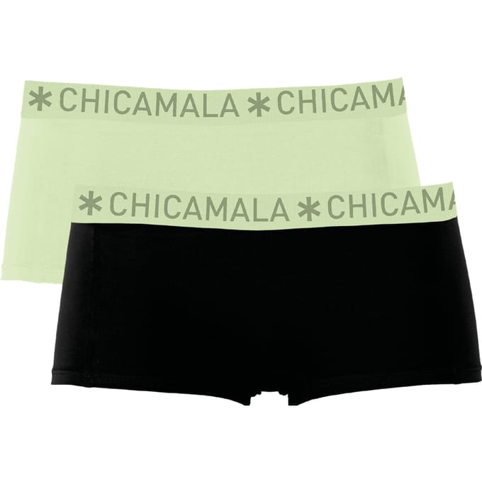 Chicamala Dames Boxershorts – 2 Pack – Ondergoed – Kleding – 95% Katoen – Normale Lengte – Dameskleding – Onderbroeken Dames