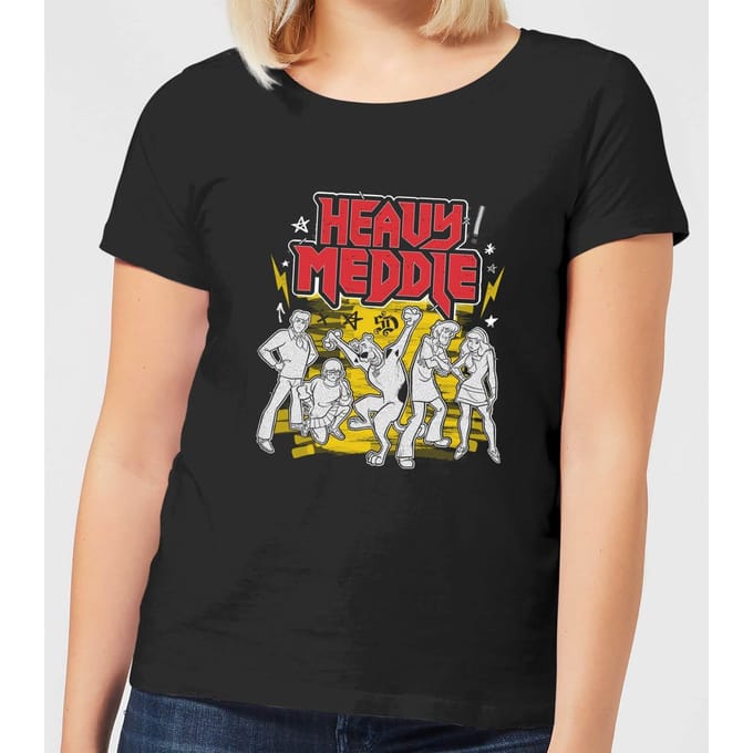 Scooby Doo Heavy Meddle Women's T-Shirt - Black - M