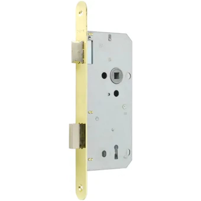 Sencys Insteekslot Deurslot Slot Voor Binnendeur M214 - Messing - 90x50mm