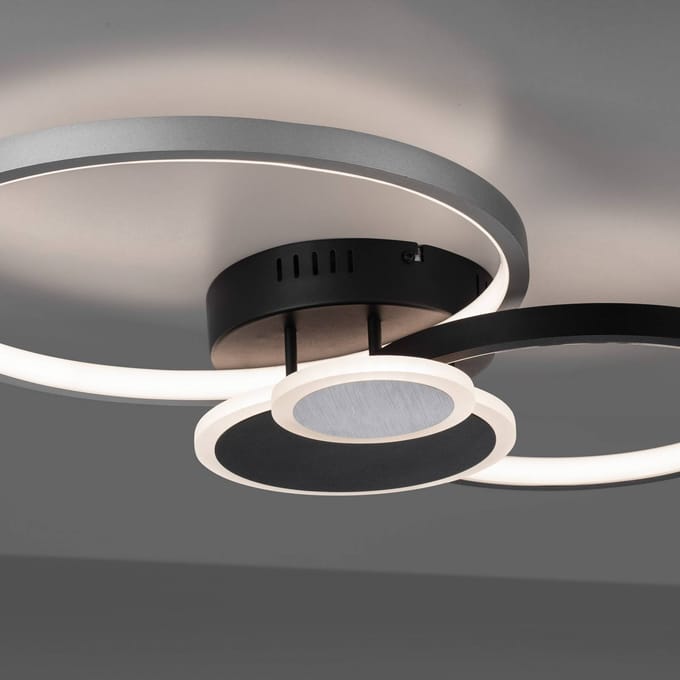 JUST LIGHT. GmbH Papilon LED plafondlamp, 58x48cm