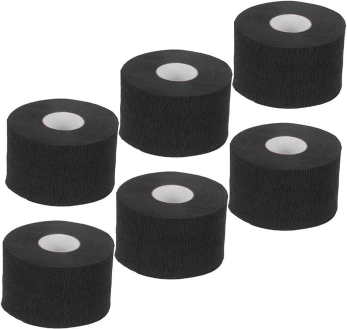 Nekpapier Kappers - Haarstyling Strips - Bescherming Haarverf - Verstelbaar en Rekbaar - 6 Rollen - Wit