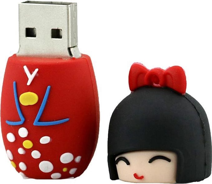 128GB 3.0 Japanse Poppen doll meisje usb stick
