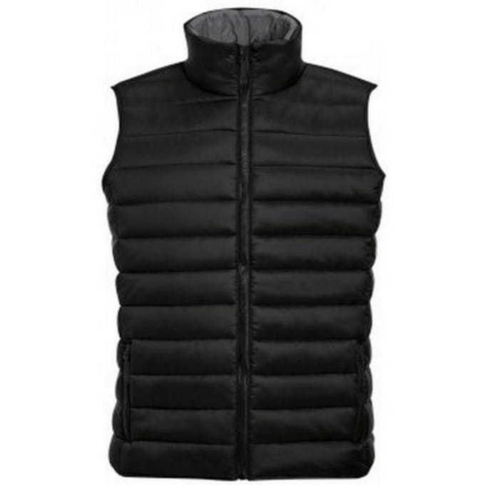 SOLS Herengolf Gewatteerde Waterafstotende Bodywarmer/Gilet (Zwart)