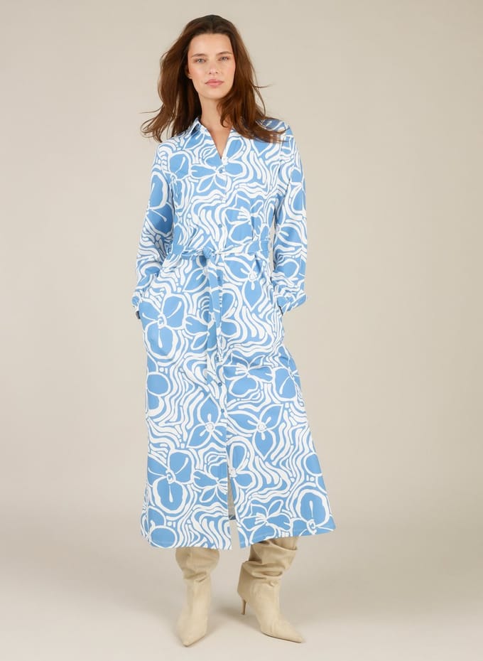 YEST Puck Essential One pieces - Uniform Blue/Off Whi - maat 36