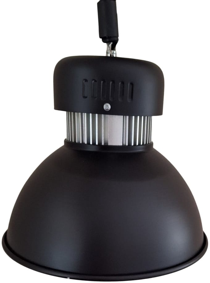 Hanglamp Rond Zwart diam. 30 cm met Led verlichting - Scaldare Bitonto