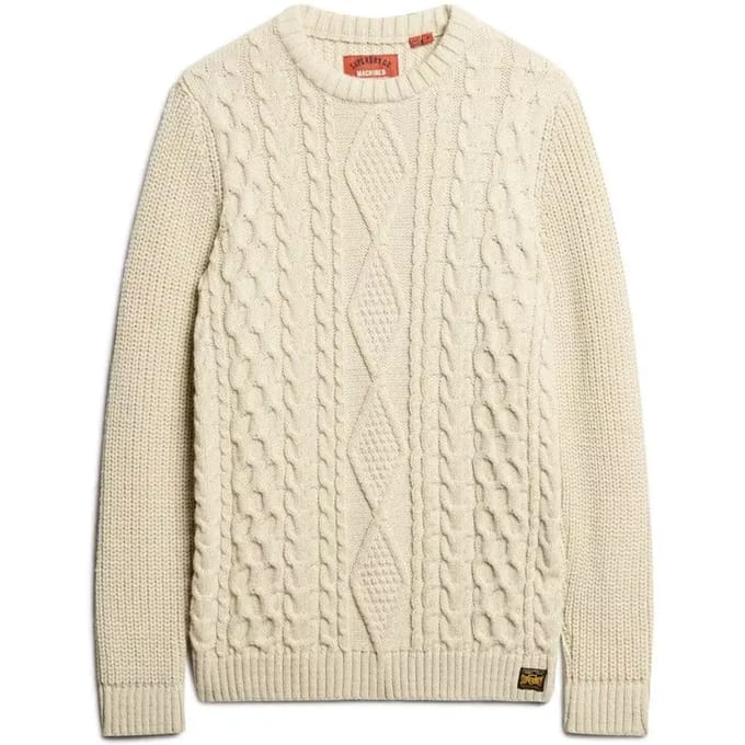 Superdry Jacob Cable Trui Heren - Maat XL