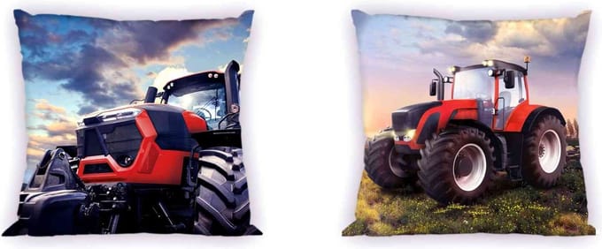 Tractor Kussen Traktor sierkussen 40x40cm