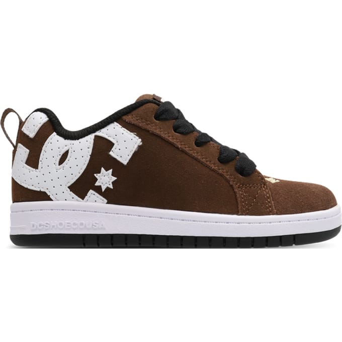 DC Shoes Court Graffik Peuterschoenen - Bruin - Maat 32 - Suède