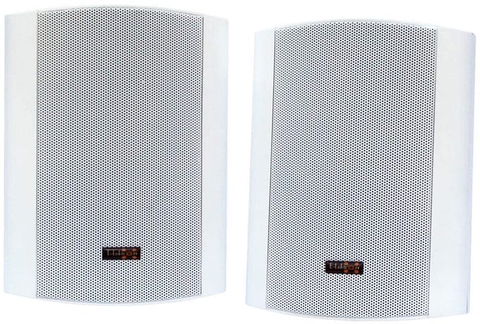 E-Lektron EWL5A Wit - Actieve luidsprekerset - Met muurbeugels - 120 watt