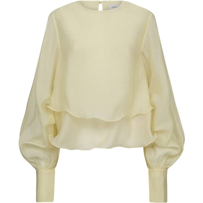Copenhagen Muse Cmtilly-blouse Blouses Dames - Butter yellow - Maat S