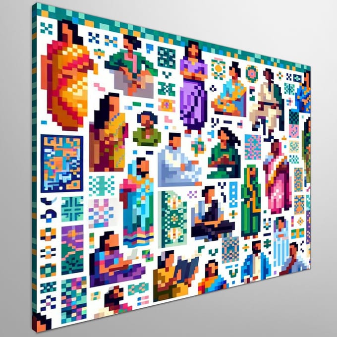 Kunstprint | Wanddecoratie | Canvas | 100 × 100 cm