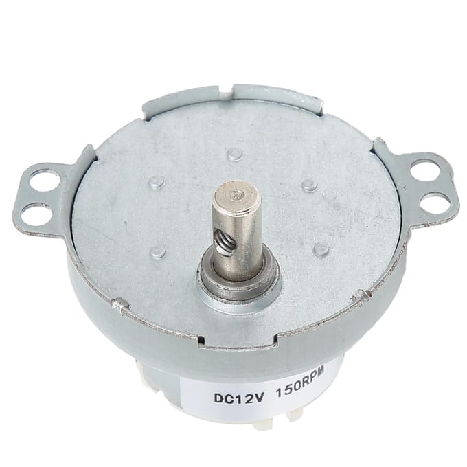 DC12V tandwielmotor met zelfblokkerende micro-snelheidsreductie, transmissieonderdelen met M4-gat, 150 tpm