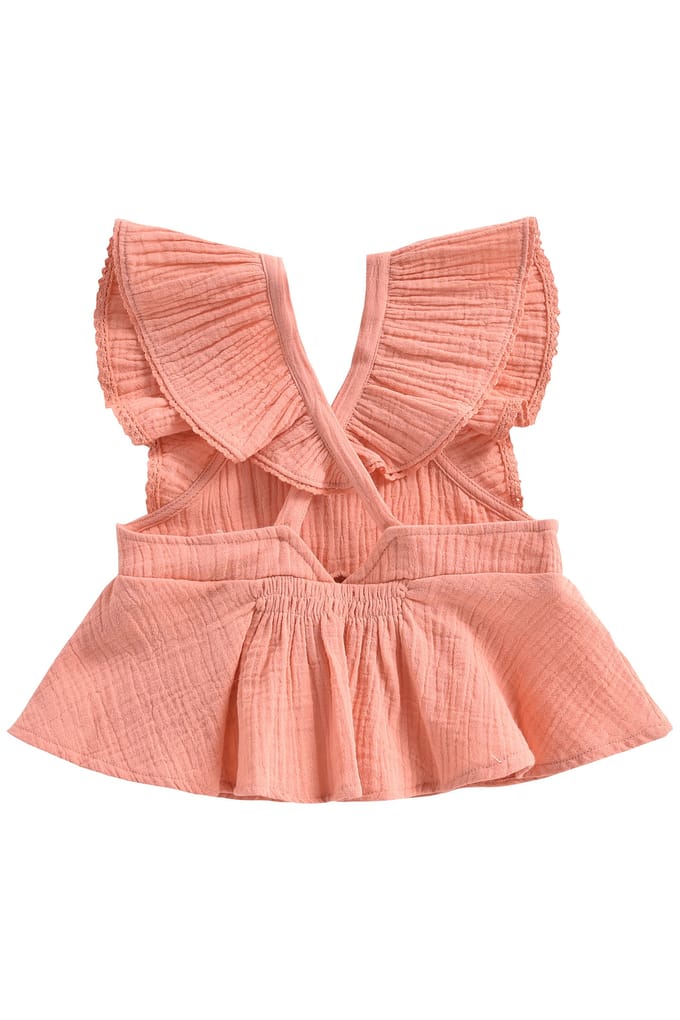 Louise Misha Top Ajeya Coral Größe: 6M | Kleider Outlet | kids | Orange