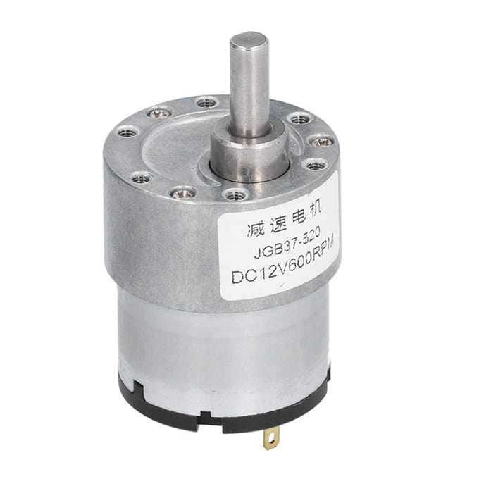JGB37?520 12V 600RPM DC Wormwielmotor Turbo Reducer As voor Raam Deuropener