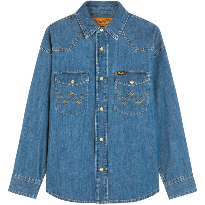 Denim overhemd Wrangler Super Western