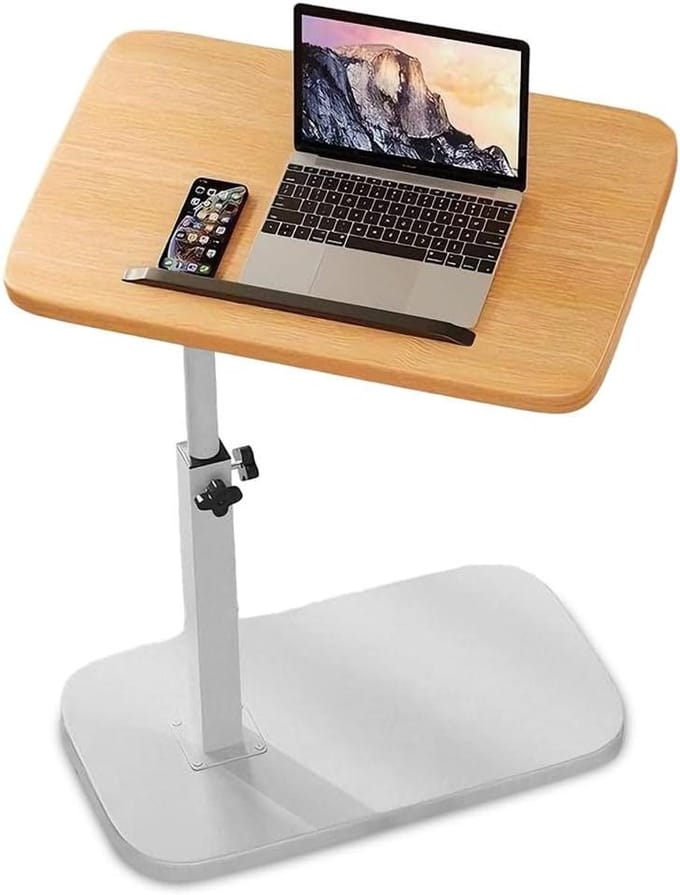 Bijzettafel Bank - Laptoptafel - Banktafel - opbergruimte