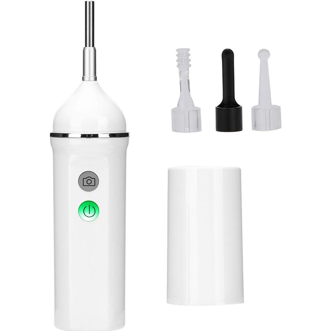 5,5 mm Draadloze Wifi Oorinspectie Endoscoop Camera Handheld Otoscoop met LED-licht (Wit) white