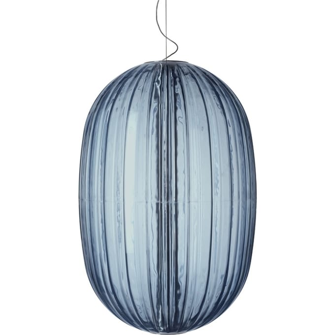 Foscarini - Plass Media Hanglamp - aquamarin - eenvoudig - blauw