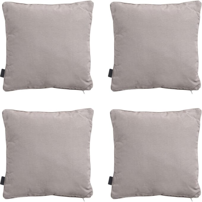 Madison - Sierkussen Panama taupe - Ca. 60x60 cm - Set van 4