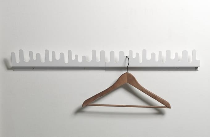 Design House Stockholm - Wave kledinghaak - wit